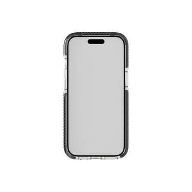 Tech21 Evo Crystal - Apple iPhone 15 Case MagSafe Compatible - Black